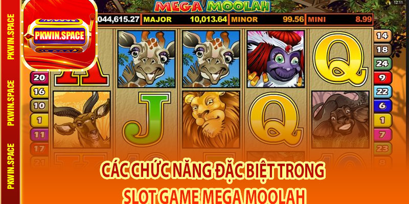 Các Chức Năng Đặc Biệt Trong Slot Game Mega Moolah